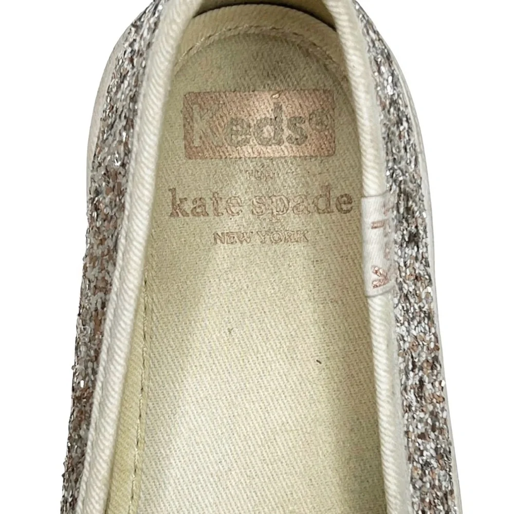 Kate‎ Spade Kids Silver Glitter Sneakers